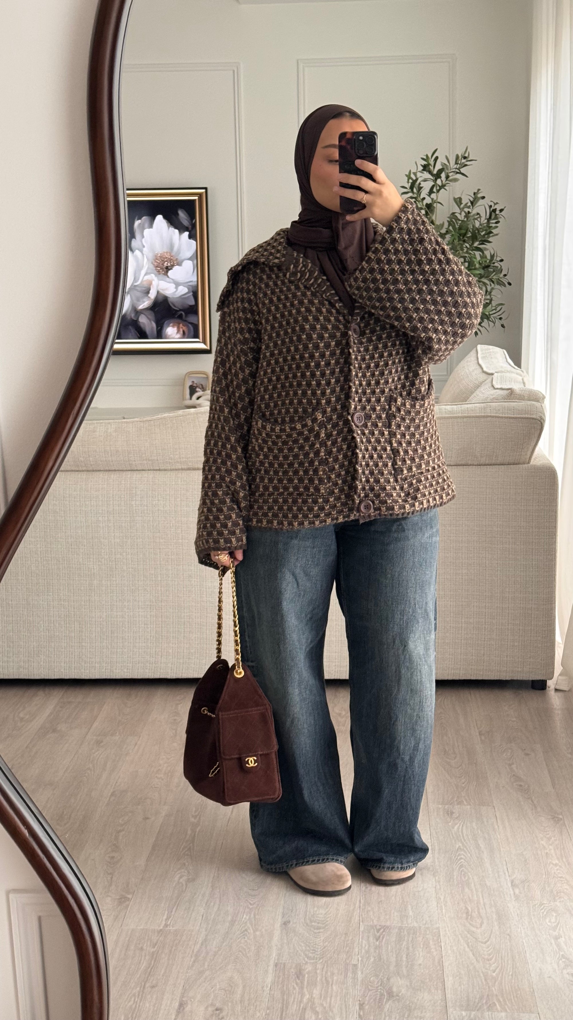 Gilet tricot | Chocolat