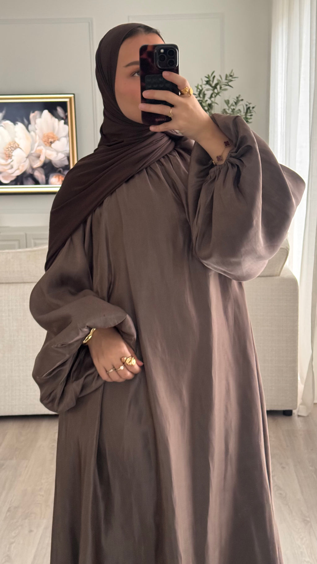 Robe Qamar | Taupe