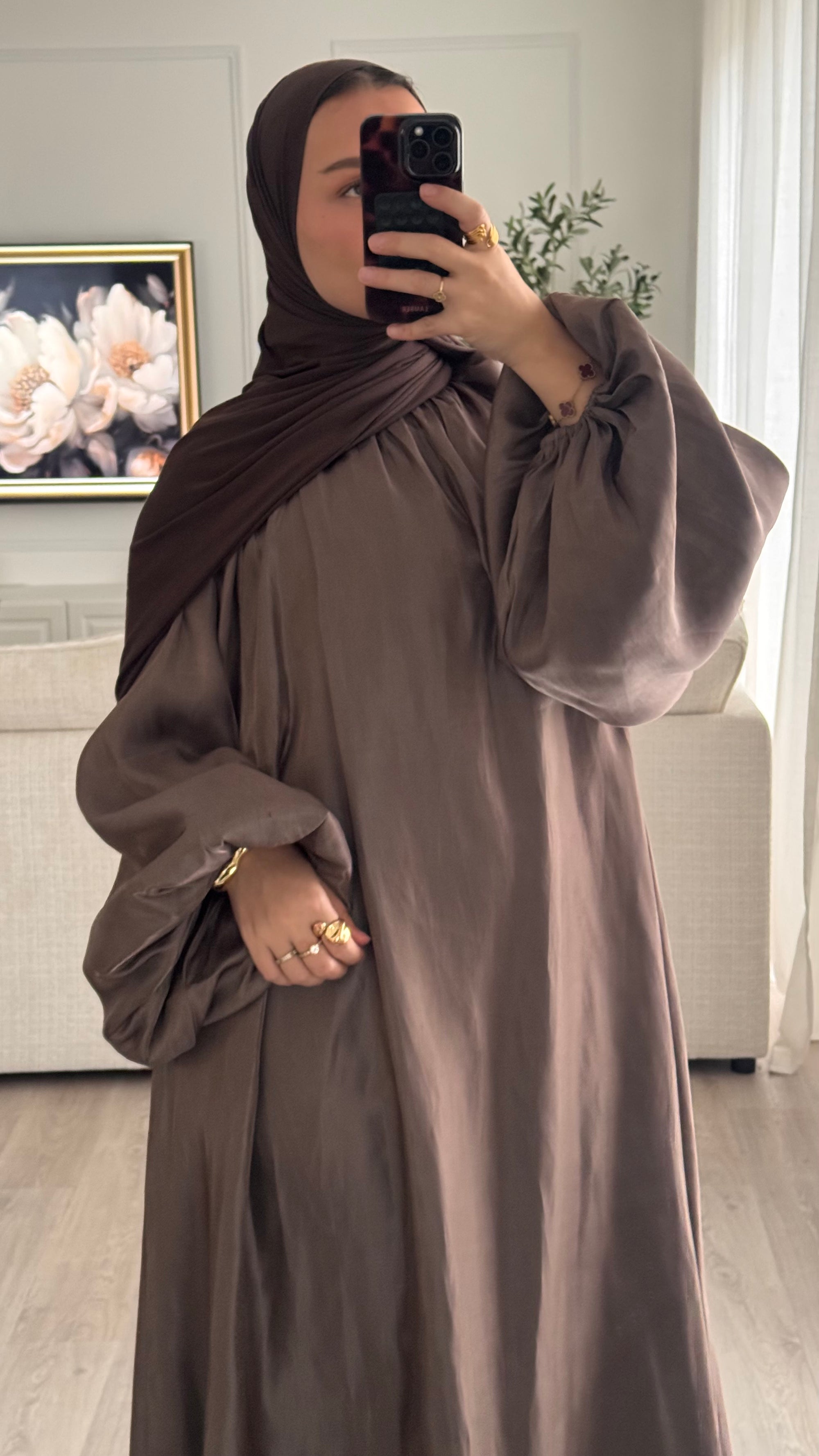 Robe Qamar | Taupe