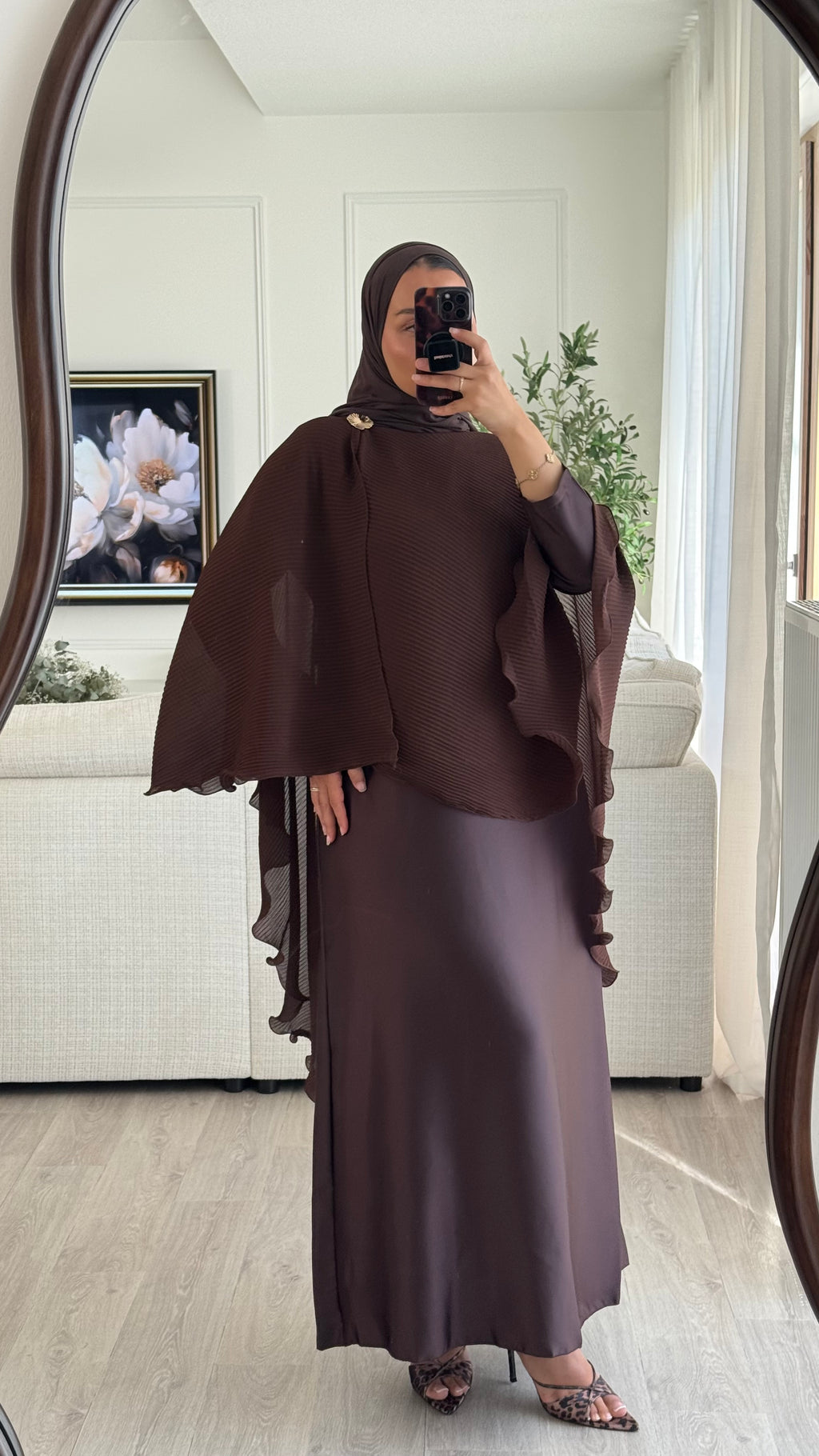 Ensemble Cape | Chocolat