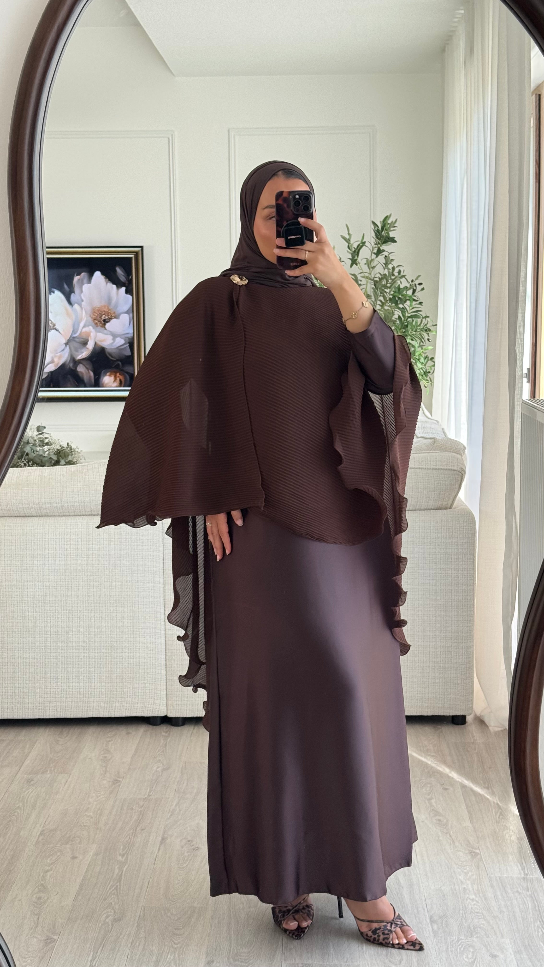 Ensemble Cape | Chocolat