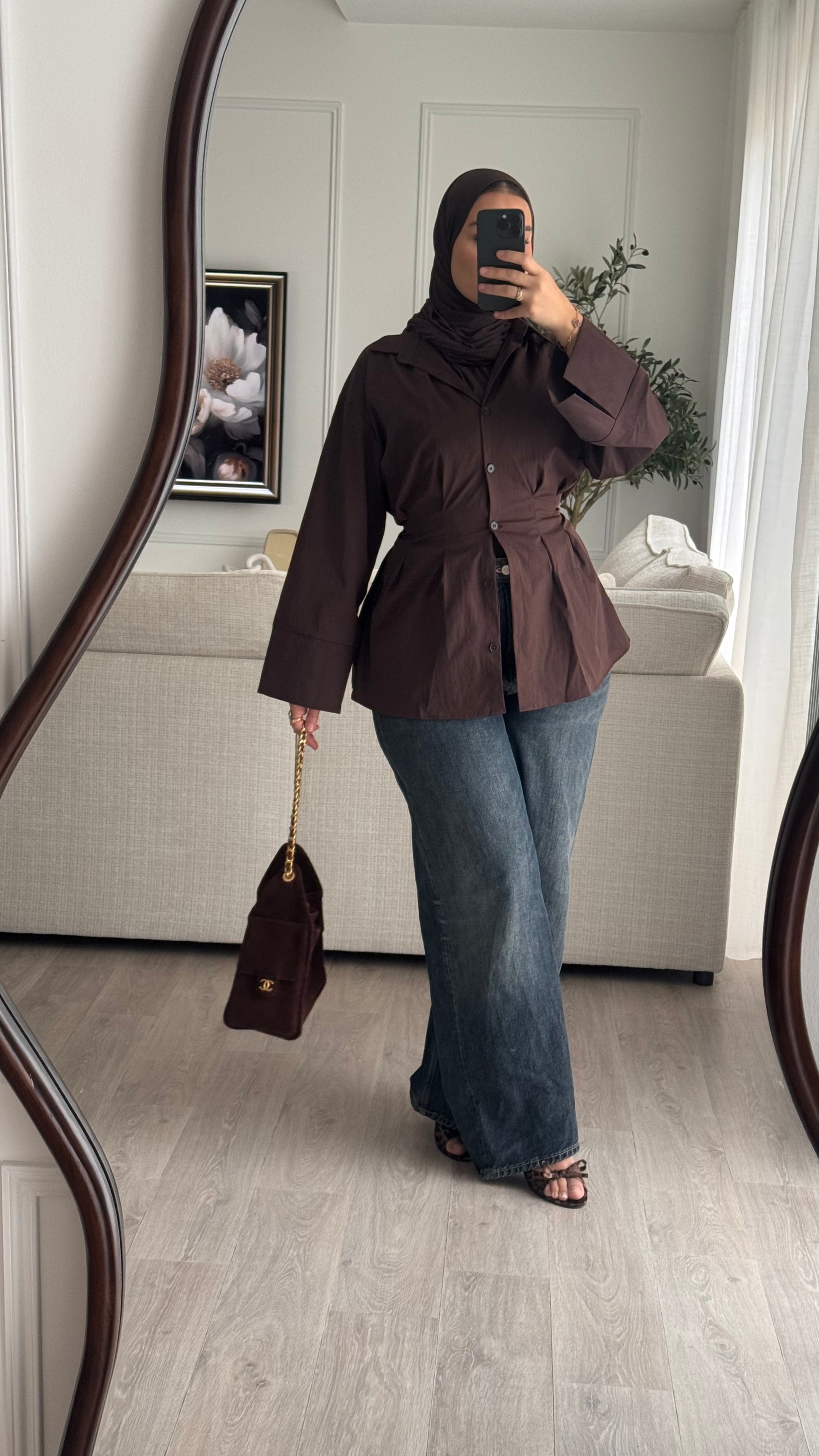 Chemise Sablier | Chocolat