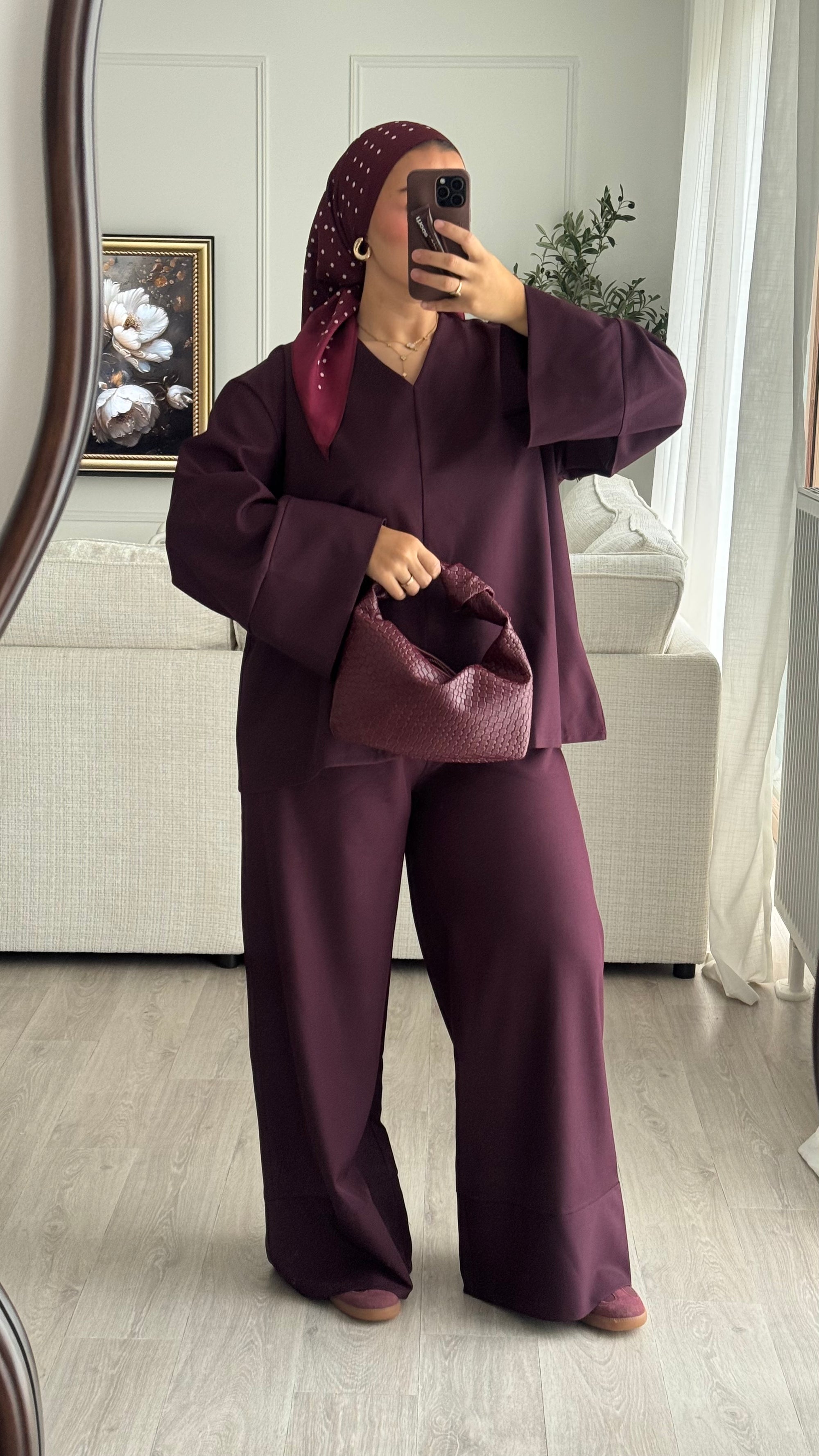 Ensemble Noor | Burgundy