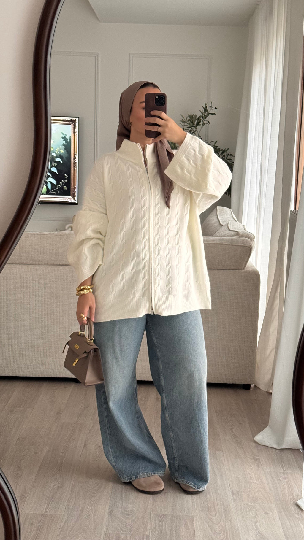 Gilet torsadée | écru [ EXPÉDITION LE 13/02]