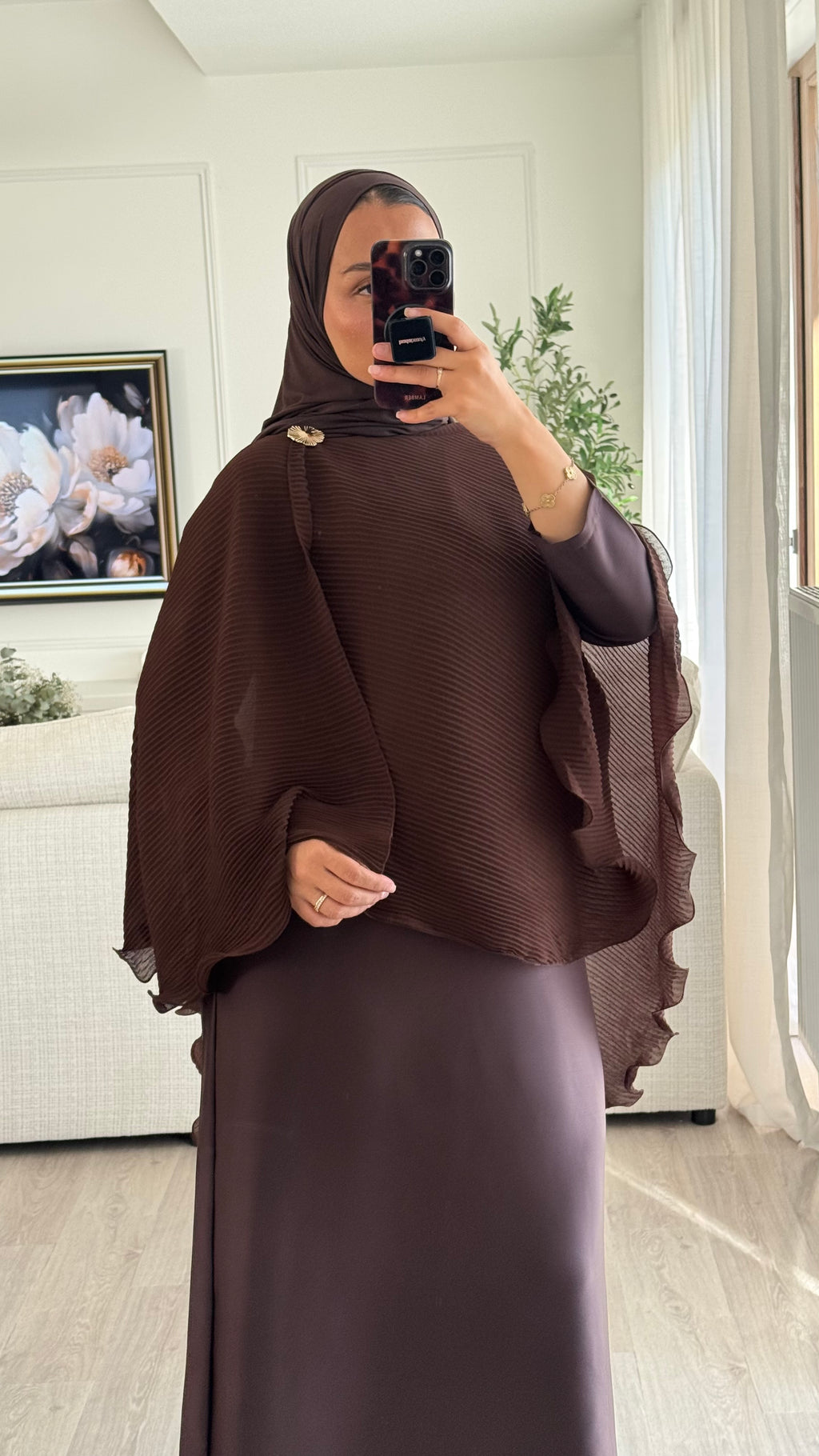 Ensemble Cape | Chocolat