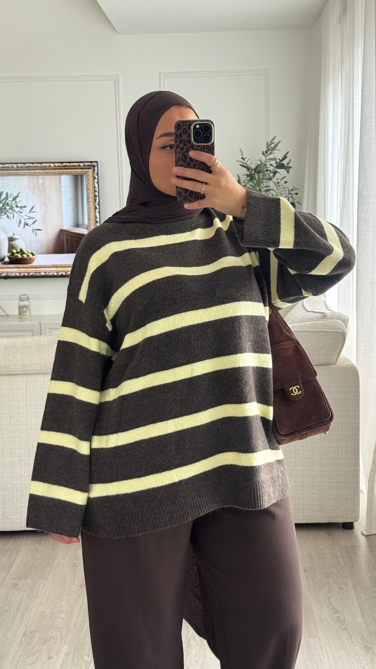 Pull Oversize Miya | Choco-Jaune