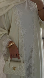 Abaya Al Maha | Écru [ Édition spéciale – Création Dubaï]