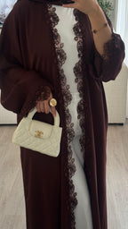 Abaya Lace | Chocolat [Édition spéciale – Création Dubaï]