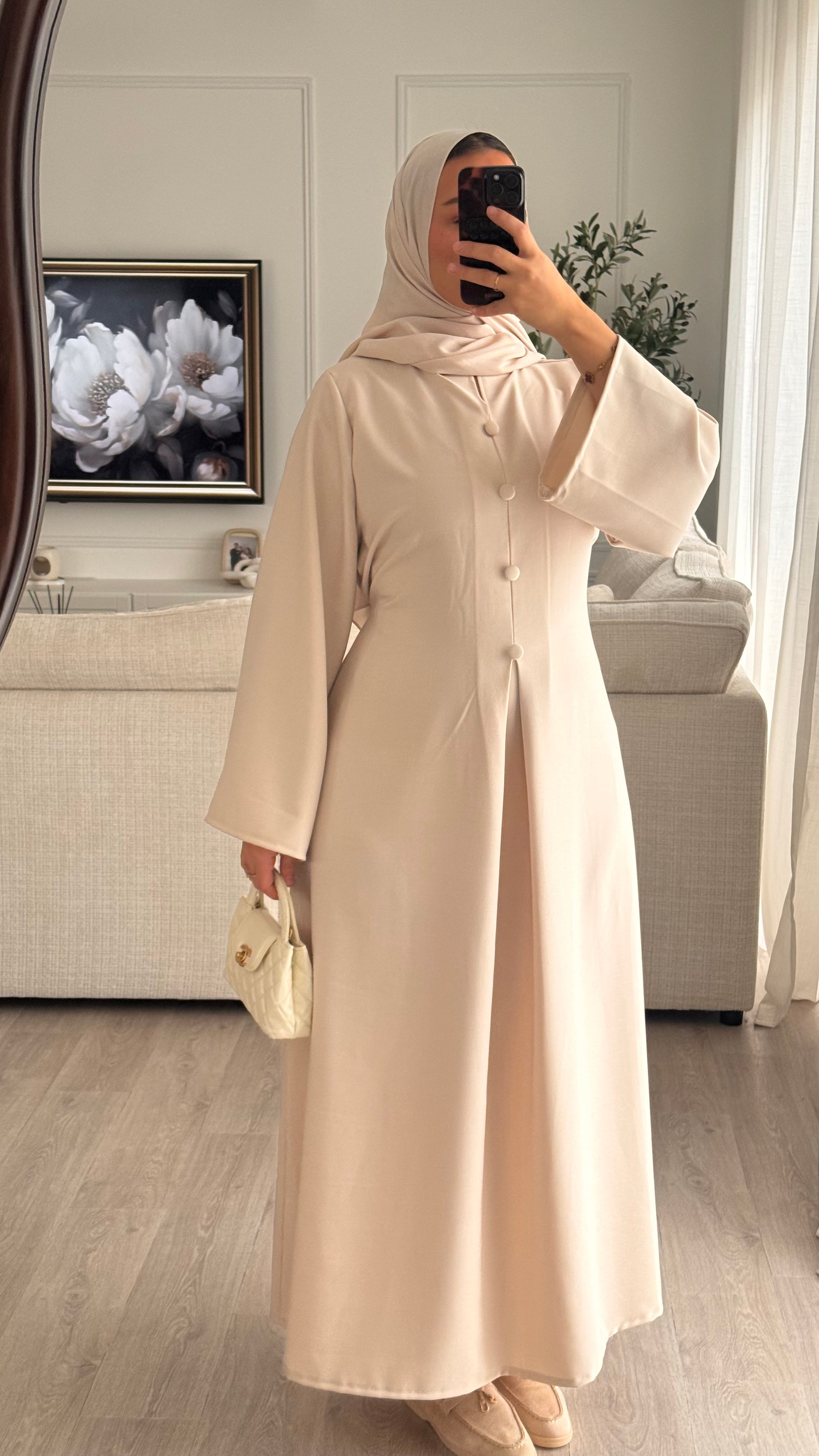 Amani Dress | Beige