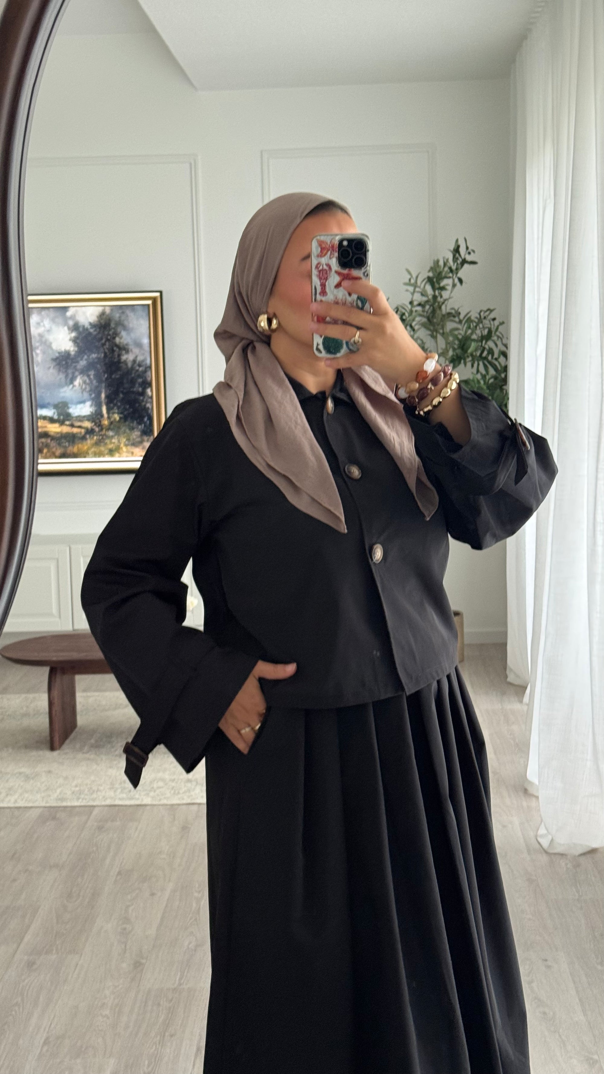 Ensemble jupe Trench | Noir [ précommande expédition 08/10]