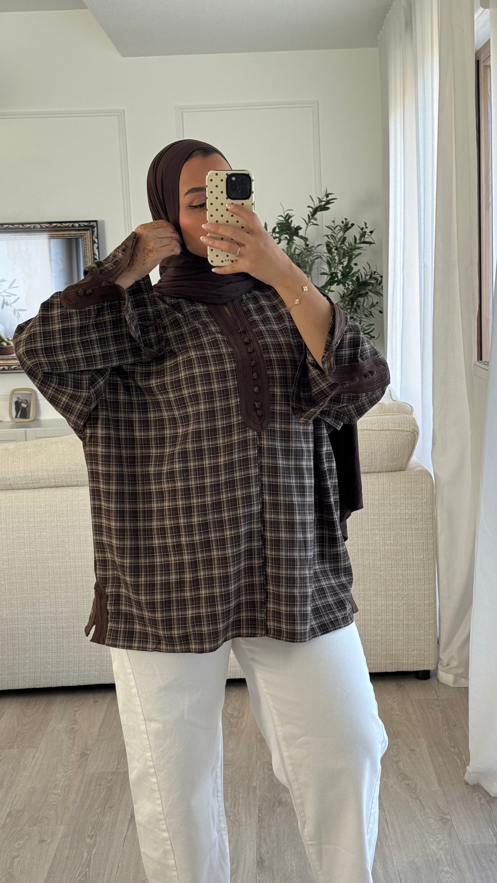 Blouse Beldi | Chocolat