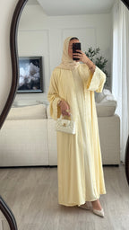 Ensemble Abaya Jawhara | Jaune