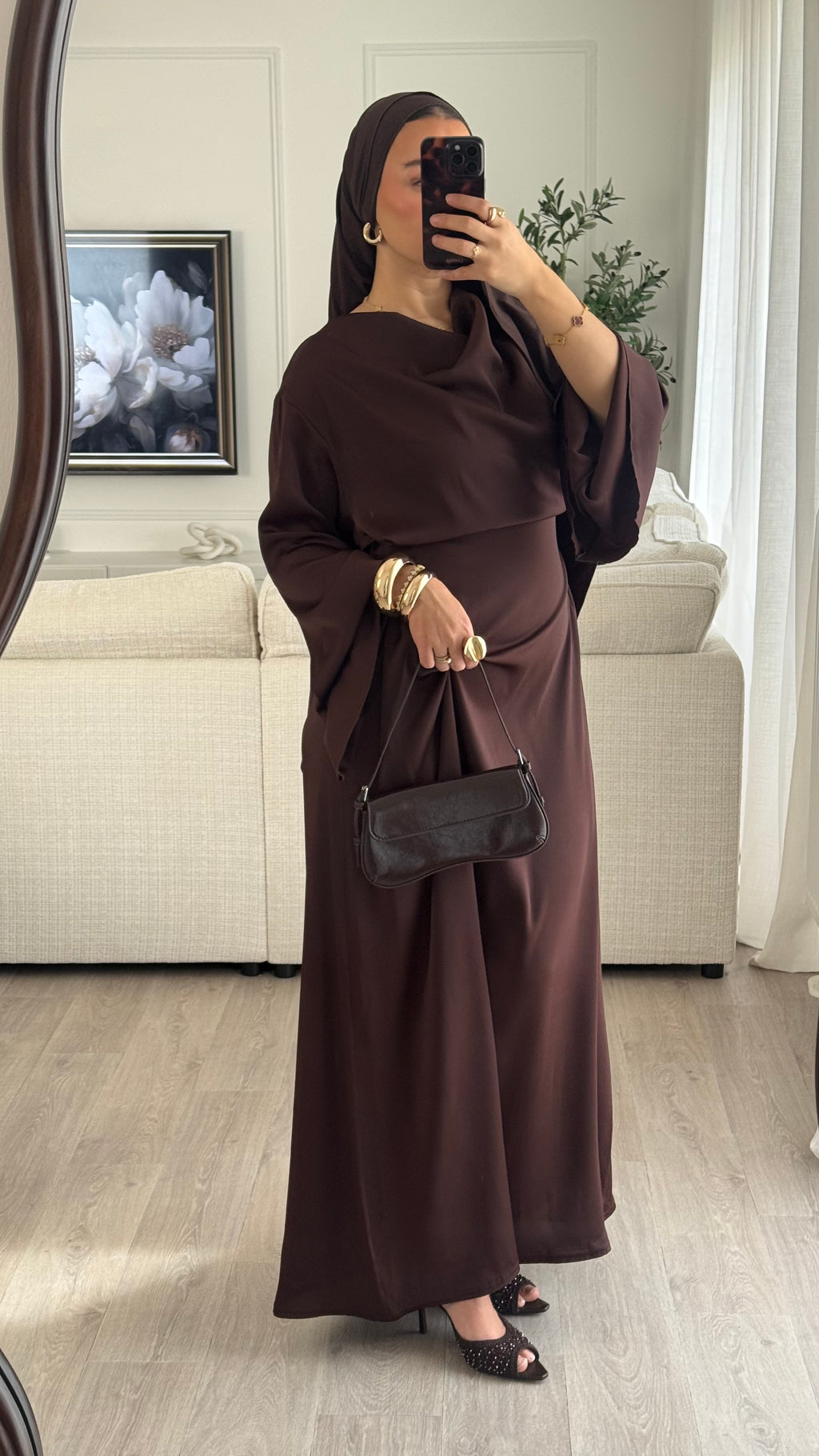 Robe Aseel | Chocolat