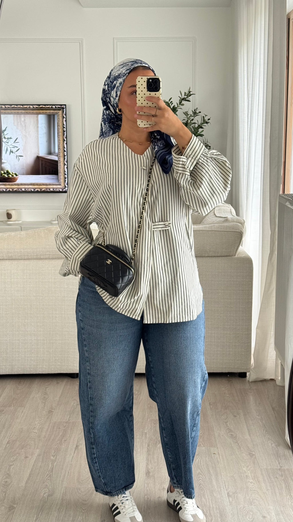 Chemise rayée | bleu