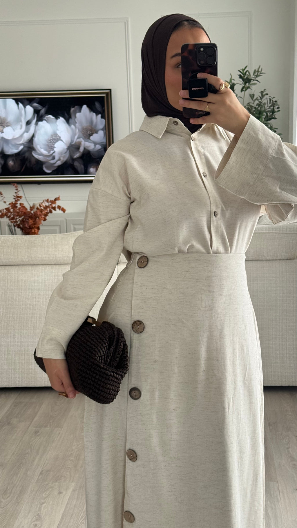 Ensemble Jupe | Lin Beige