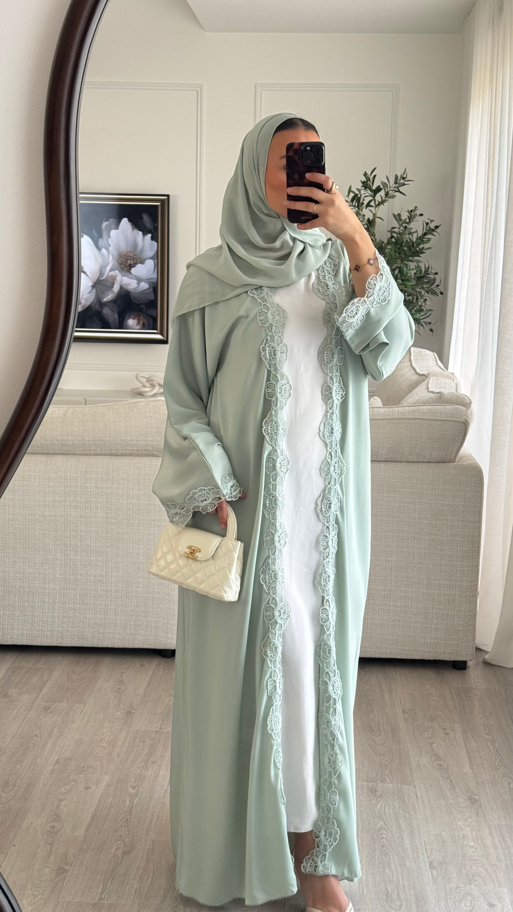 Abaya Al Maha | Vert [ Édition spéciale – Création Dubaï]