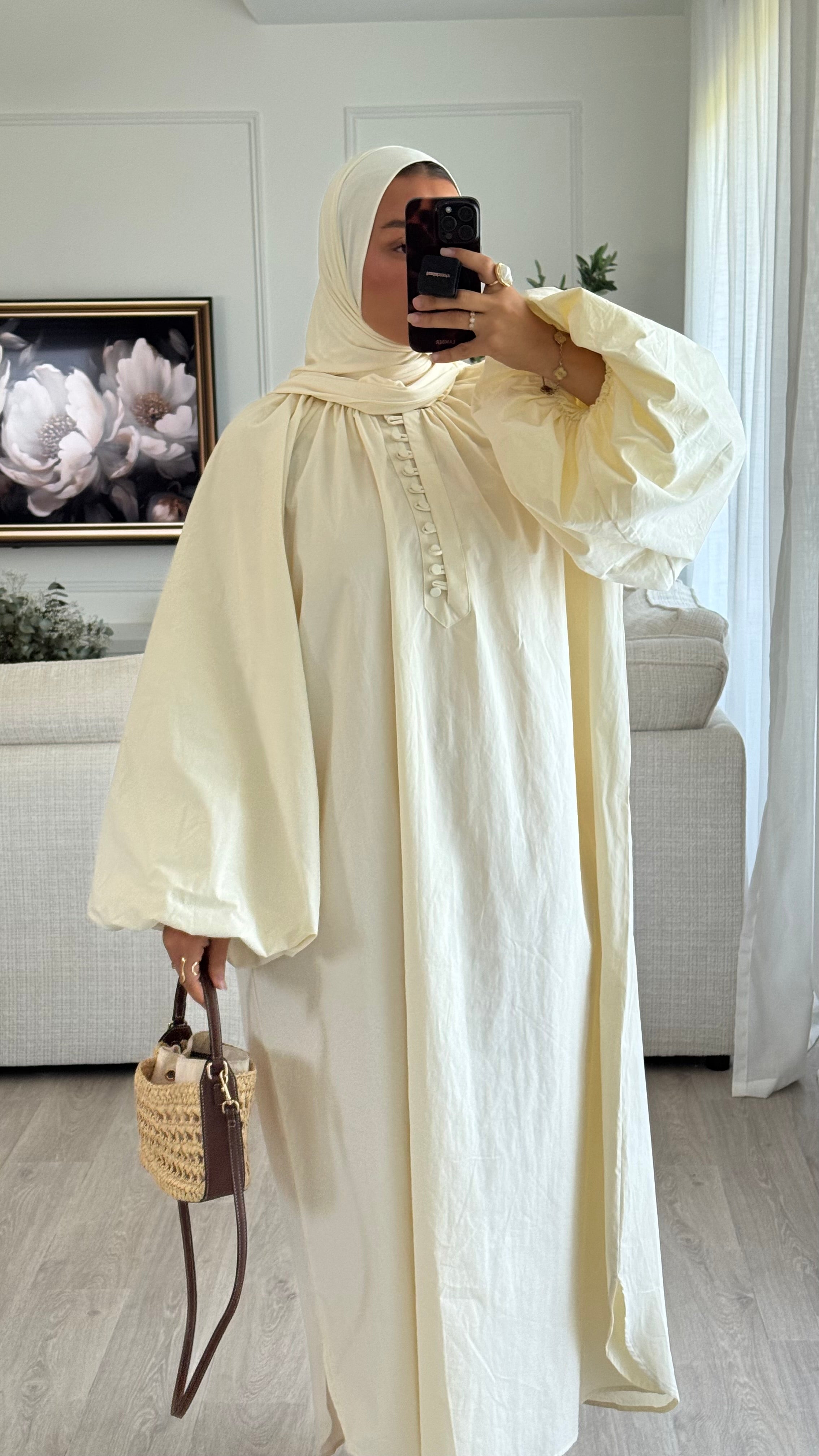 Robe 100% cotton | Ecru