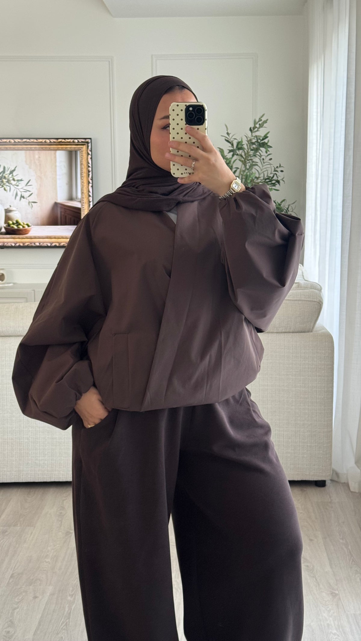 Veste Zahra | Chocolat