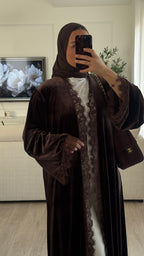 Kimono Velours | Chocolat