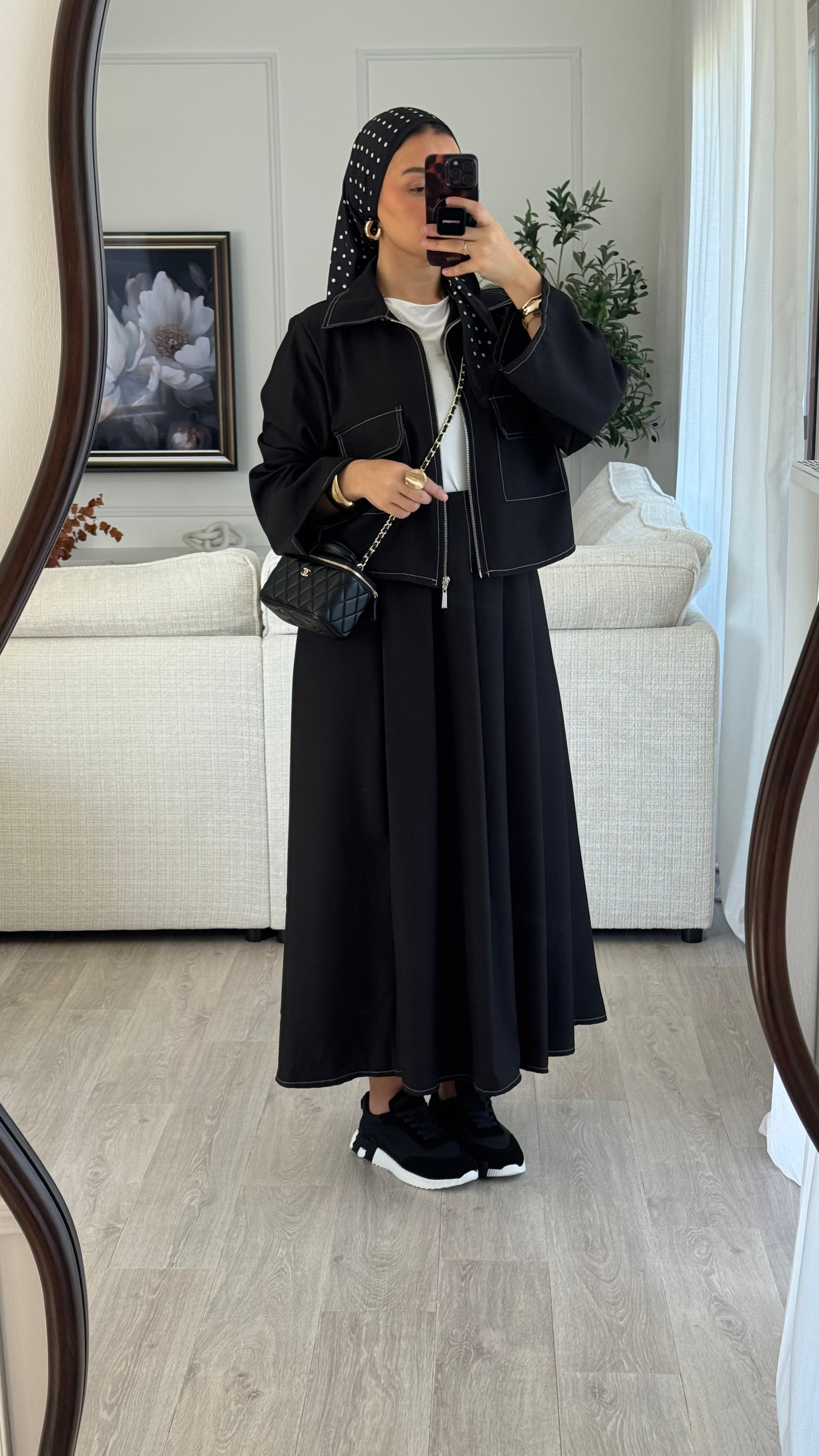 Ensemble Surpiqûres | Noir