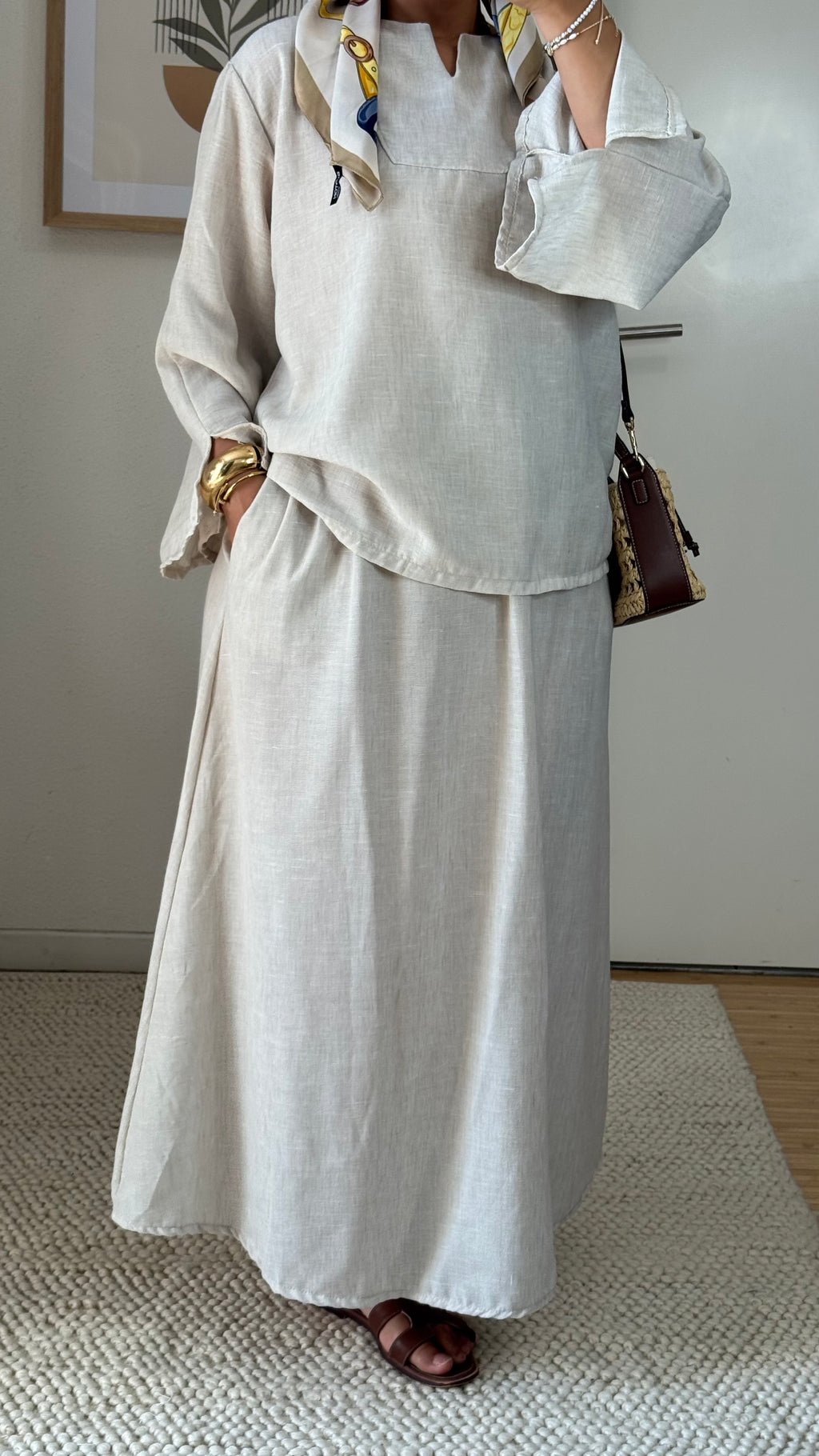 Ensemble Jupe Naïa | Sable