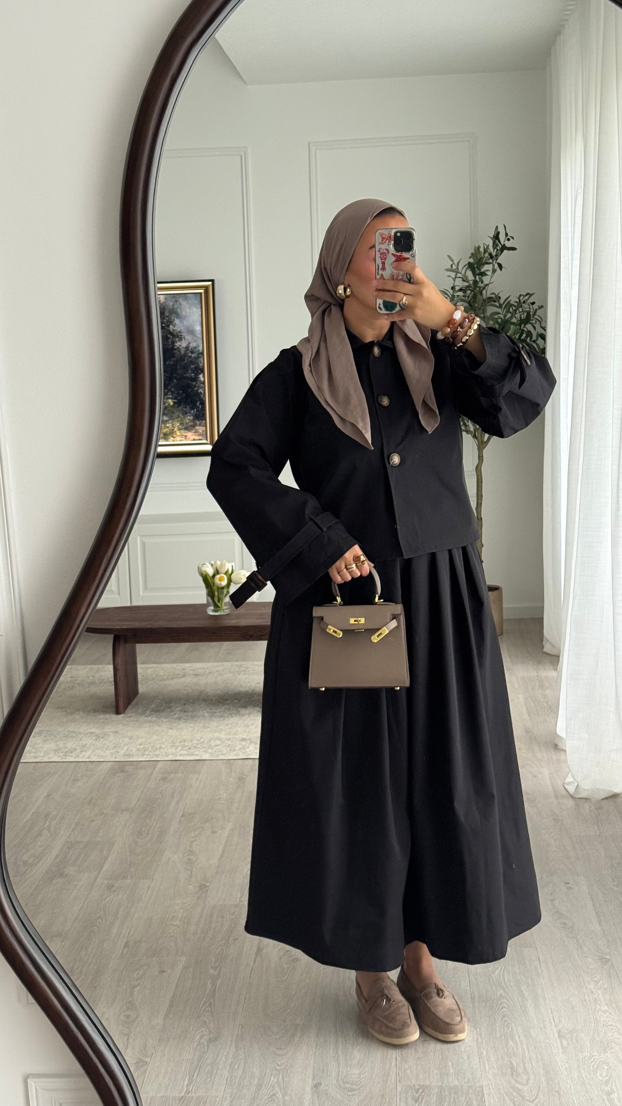 Ensemble jupe Trench | Noir [ précommande expédition 08/10]