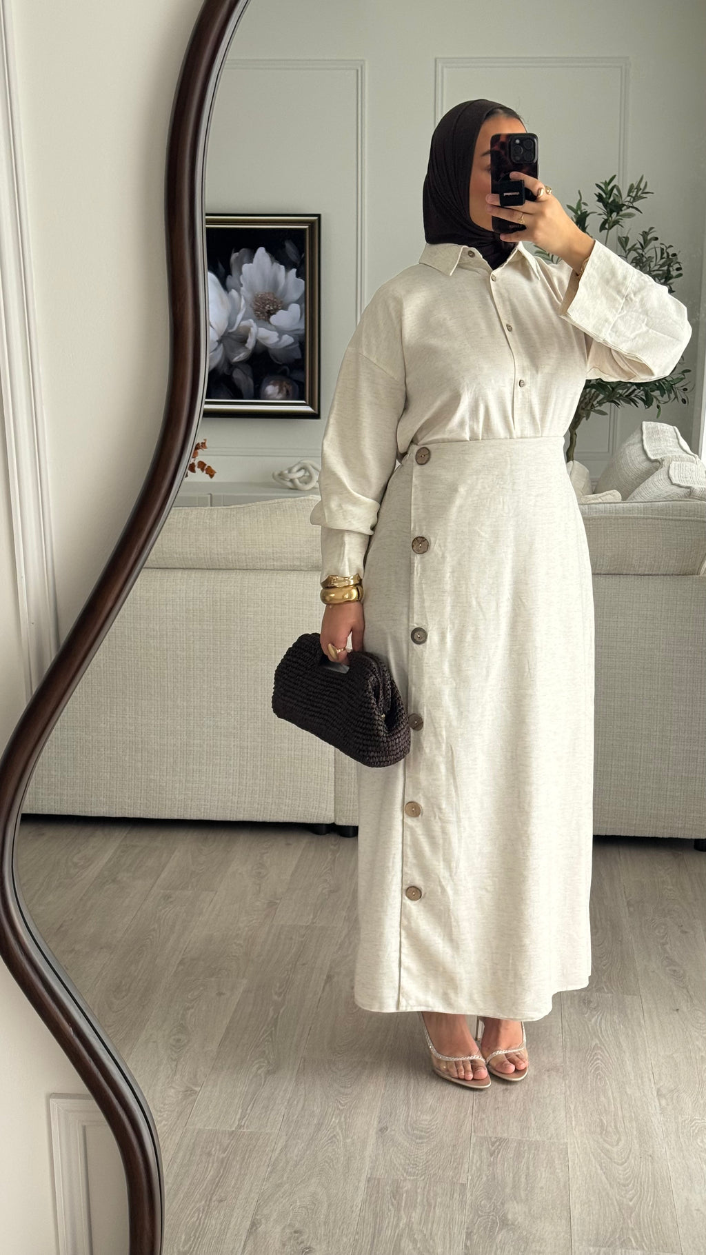 Ensemble Jupe | Lin Beige