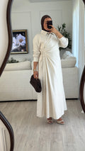 Robe lin Yara | Beige