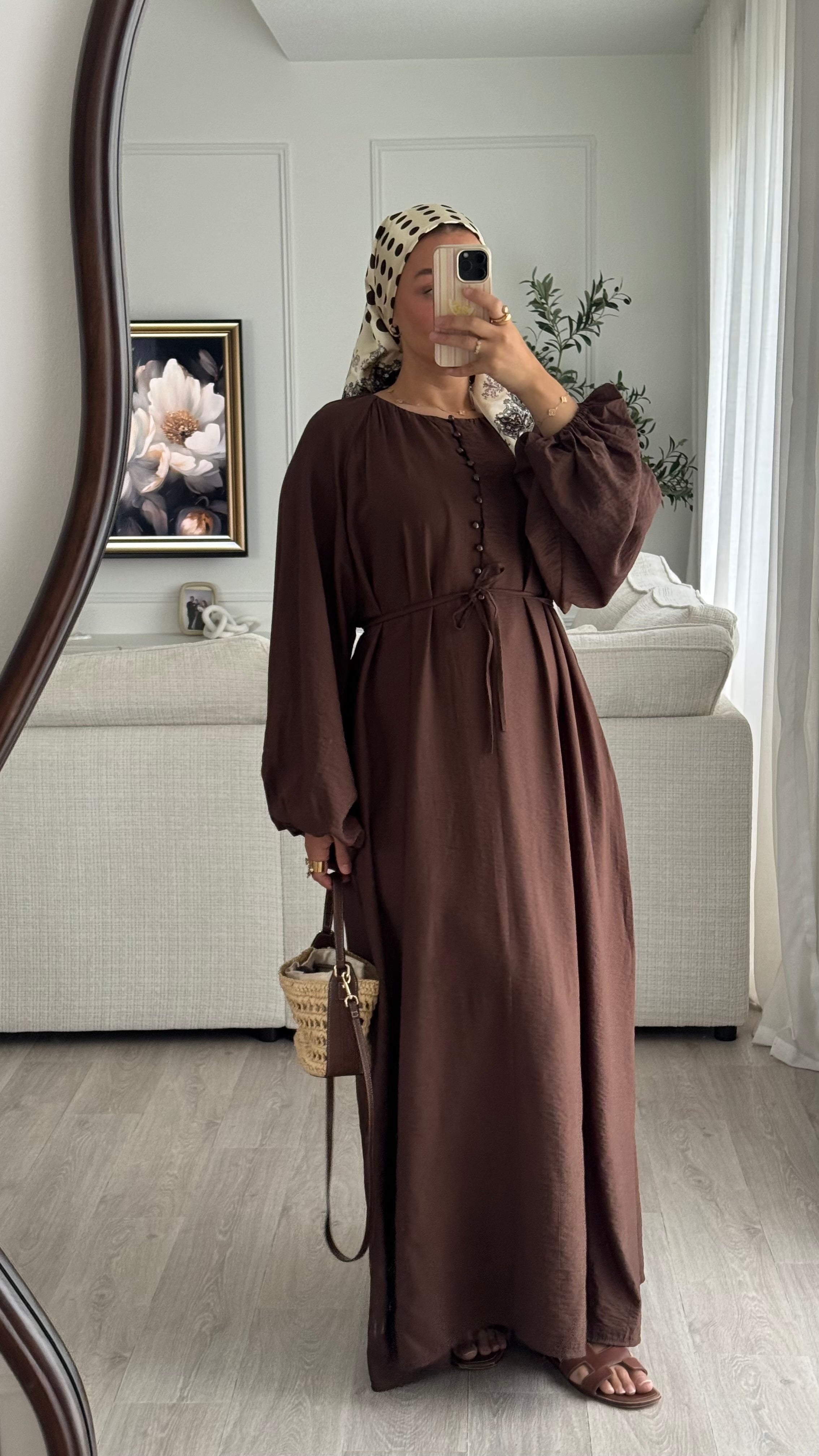 Robe Aya | Marron