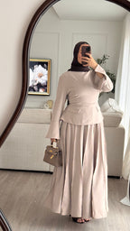 Ensemble jupe Carina | Taupe