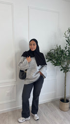 Pull Oversize l Gris