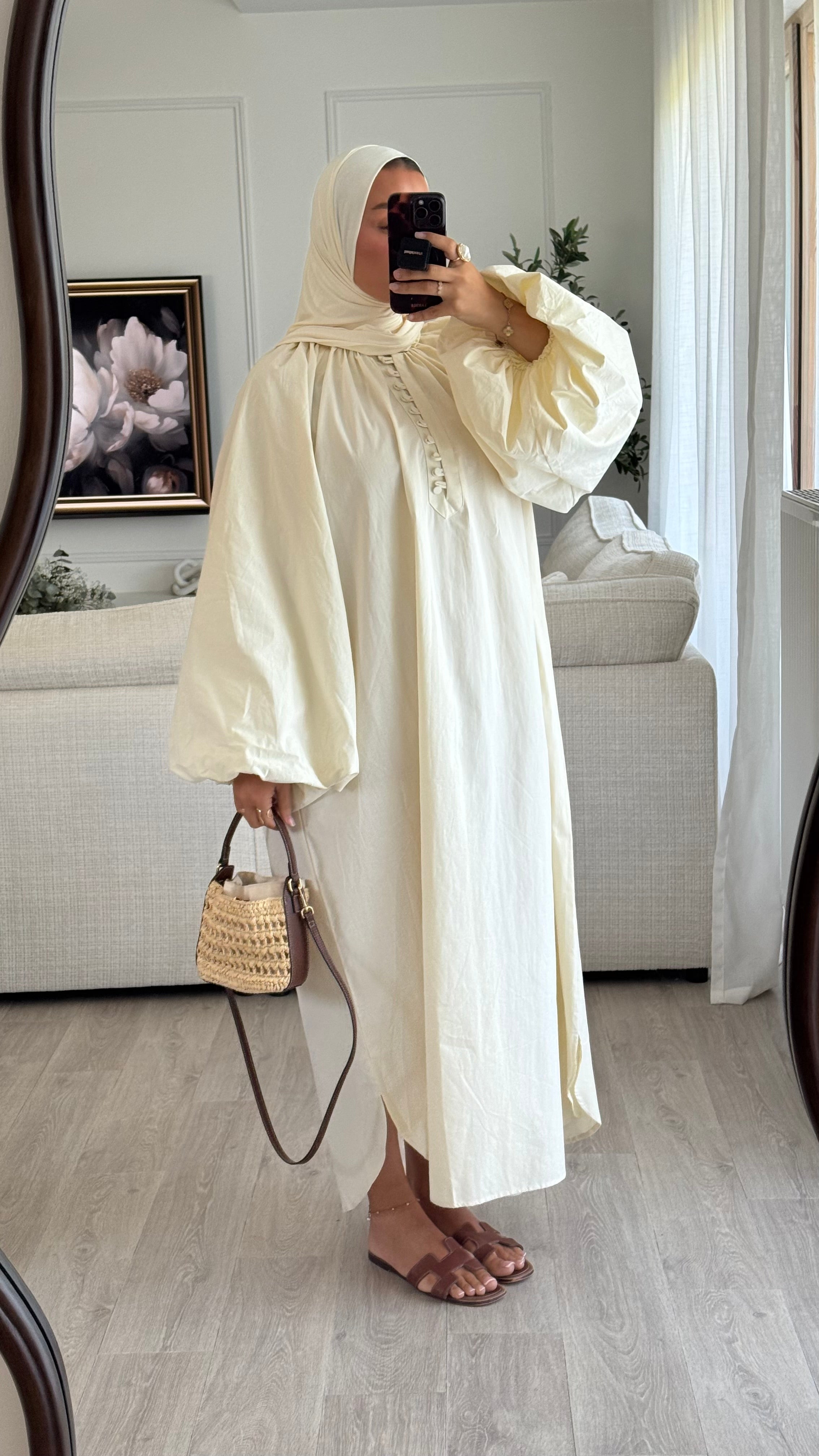 Robe 100% cotton | Ecru