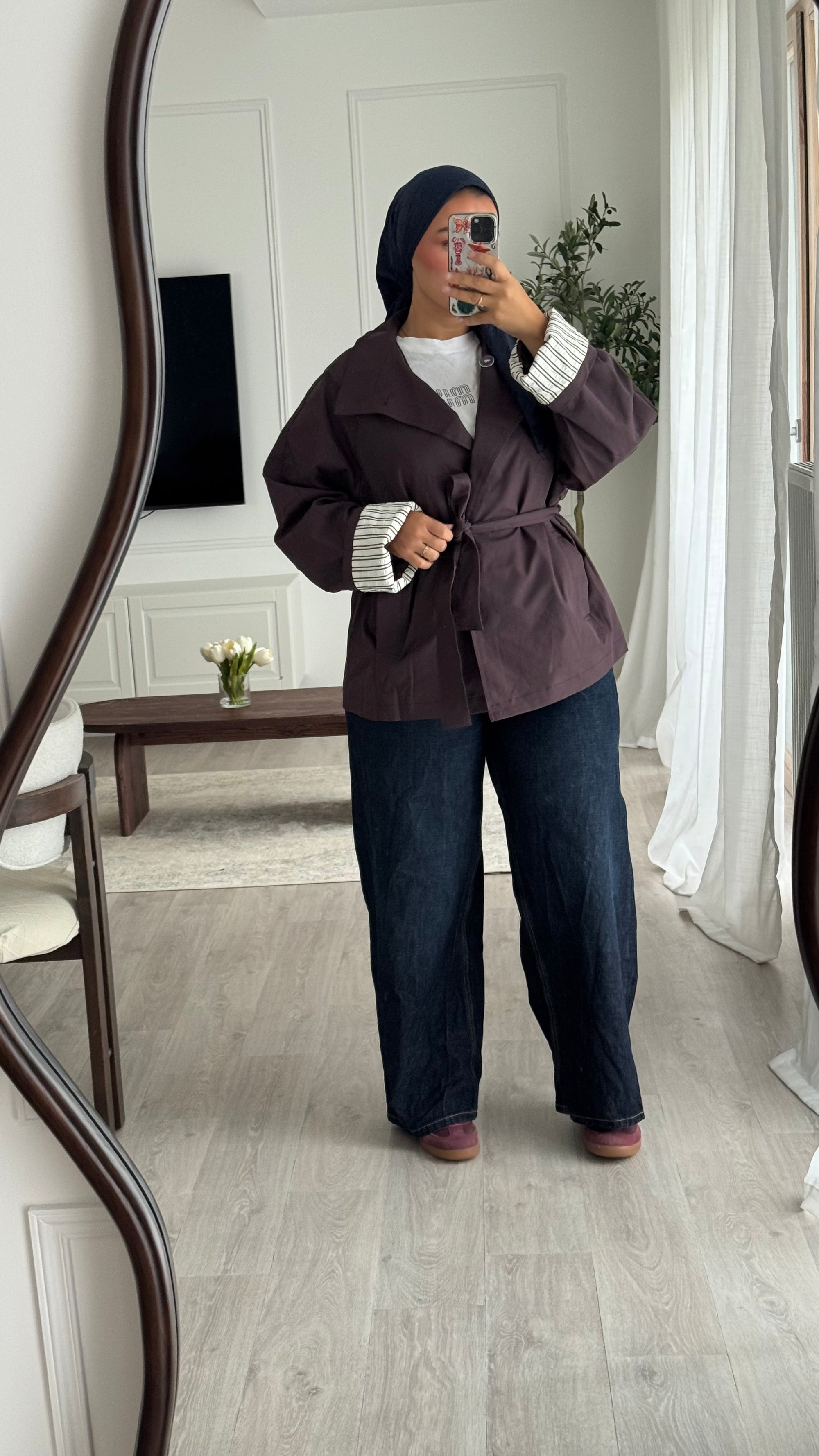 Trench court Amara | Burgundy