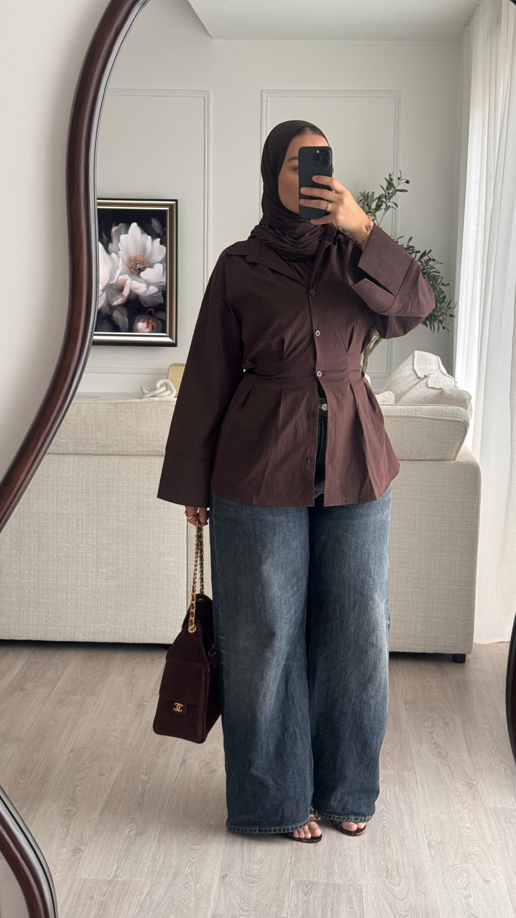 Chemise Sablier | Chocolat