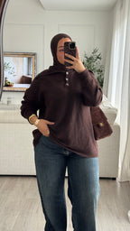 Pull Polo | Chocolat