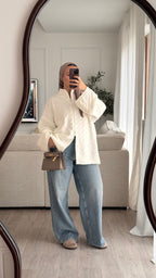 Gilet torsadée | écru [ EXPÉDITION LE 13/02]