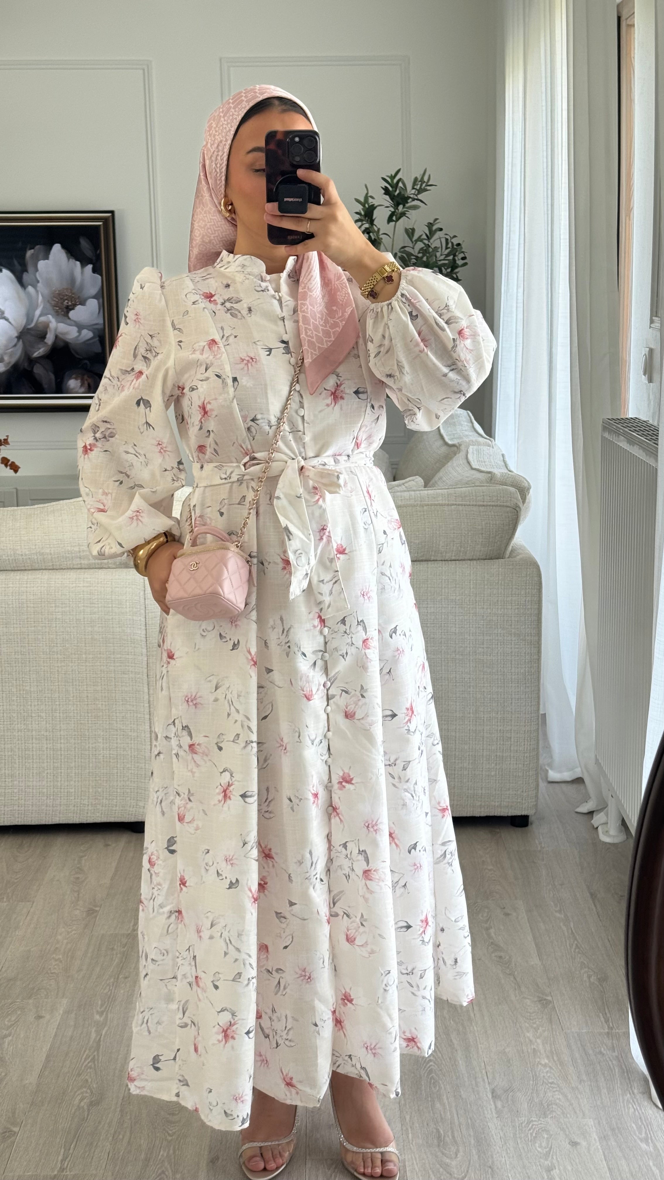 Robe Flora | Blanc