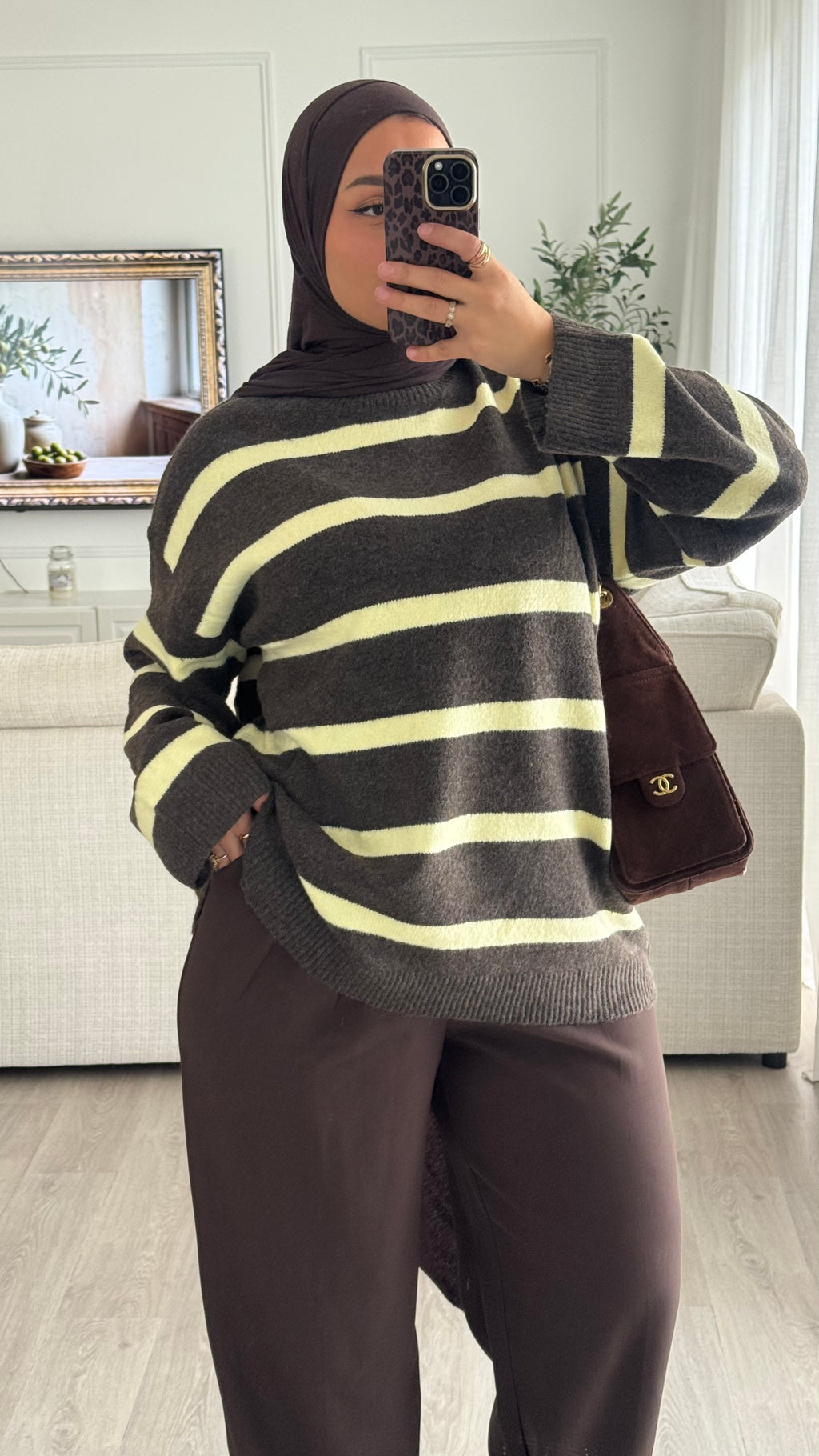 Pull Oversize Miya | Choco-Jaune
