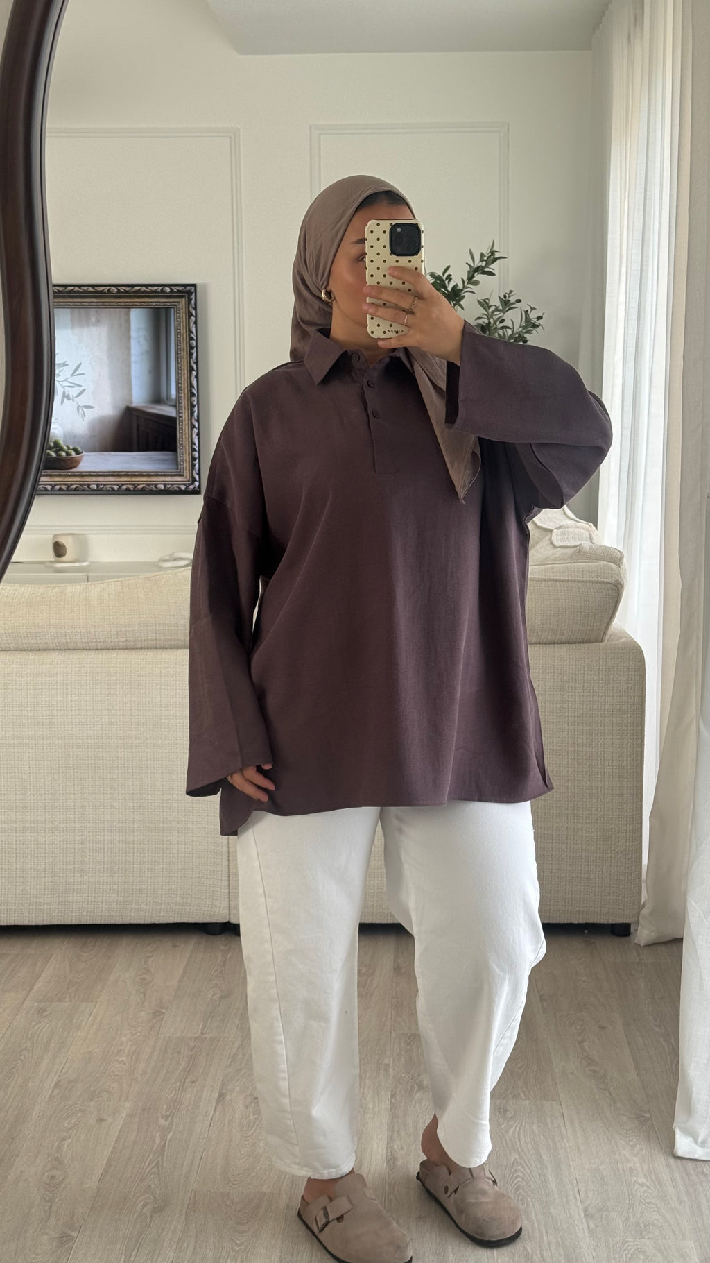 Polo Oversize | parme