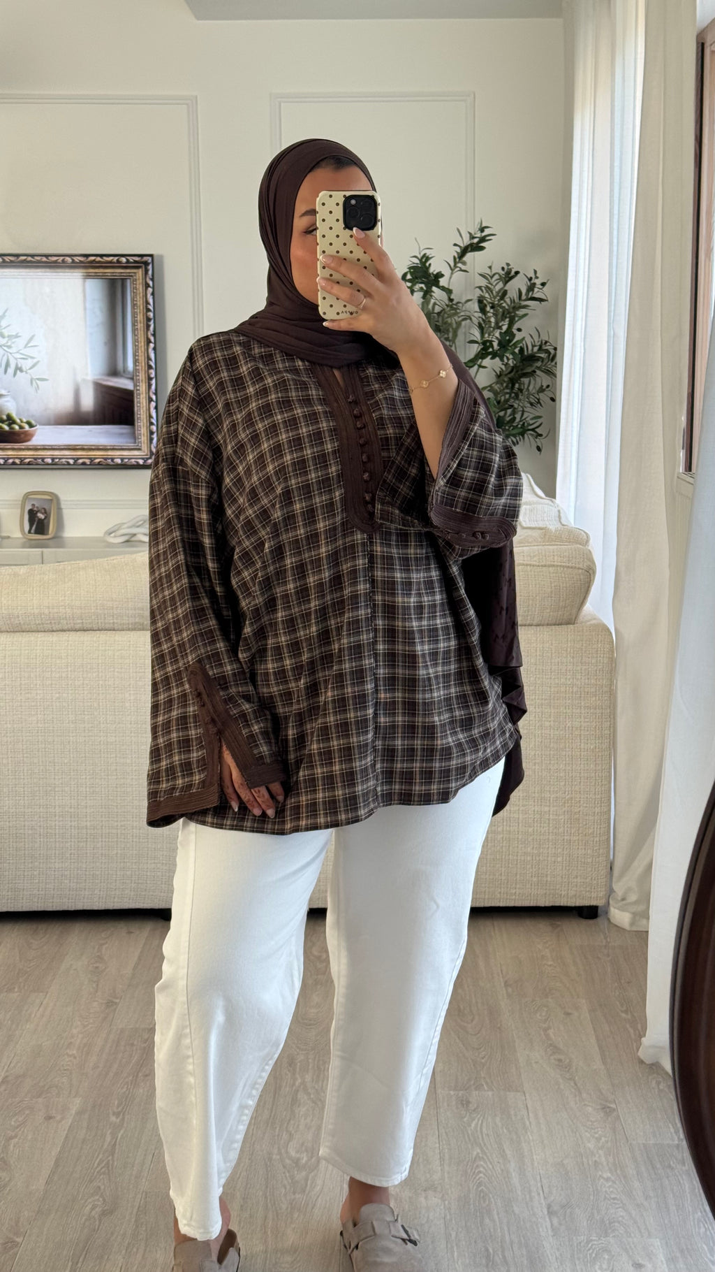 Blouse Beldi | Chocolat