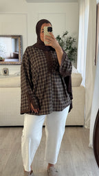 Blouse Beldi | Chocolat