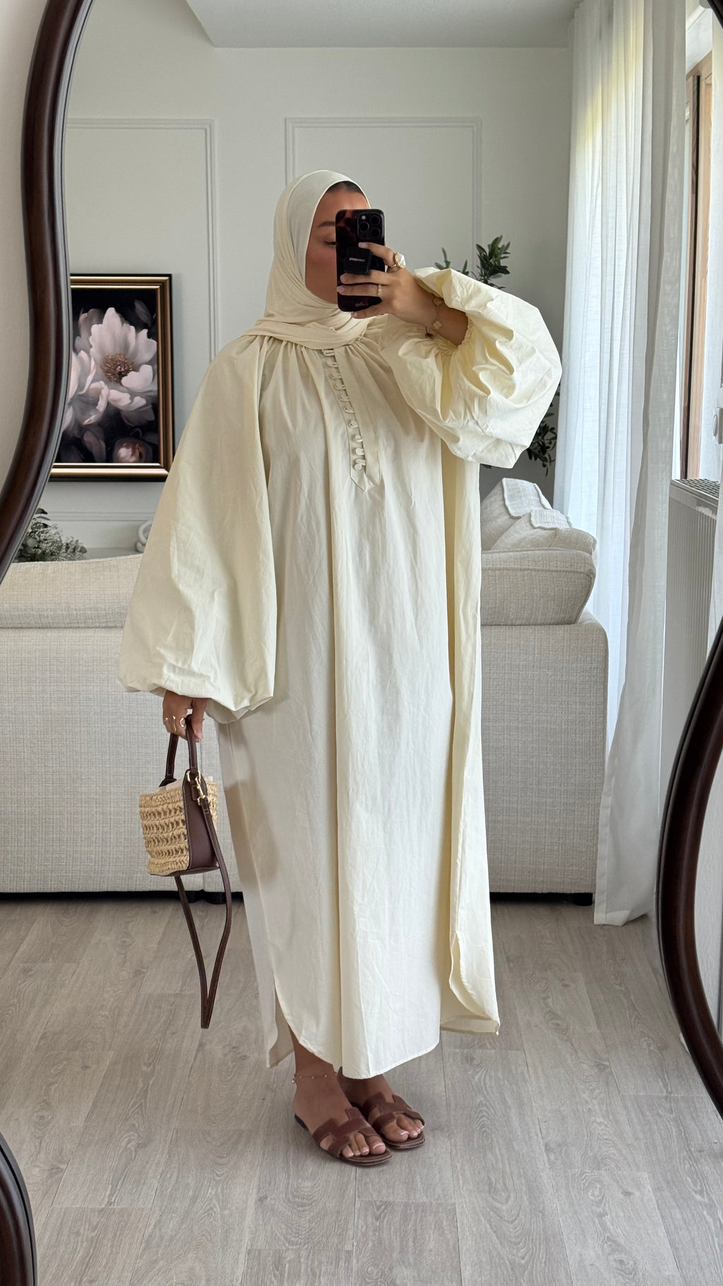Robe 100% cotton | Ecru