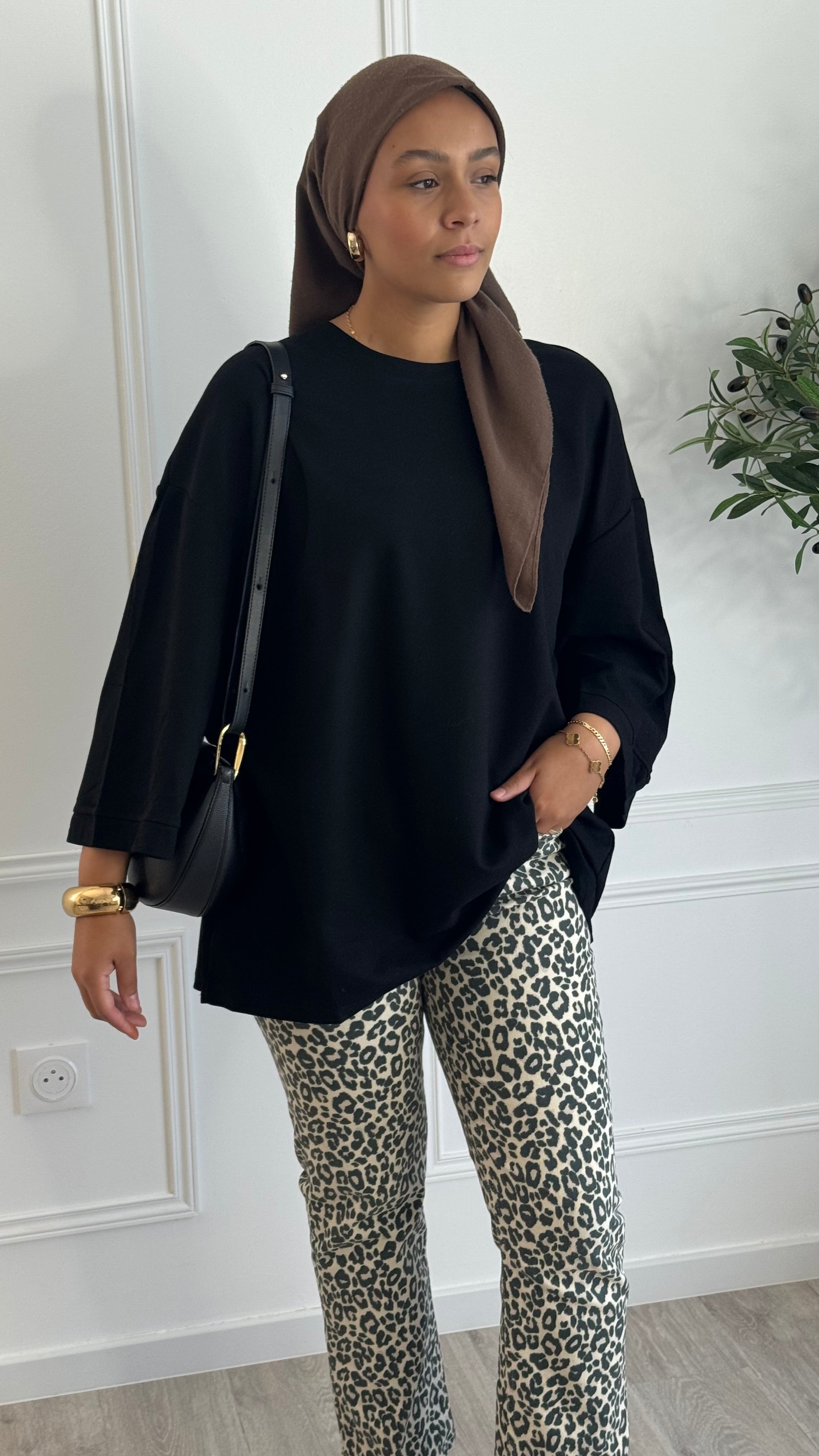 T-Shirt oversize l Noir