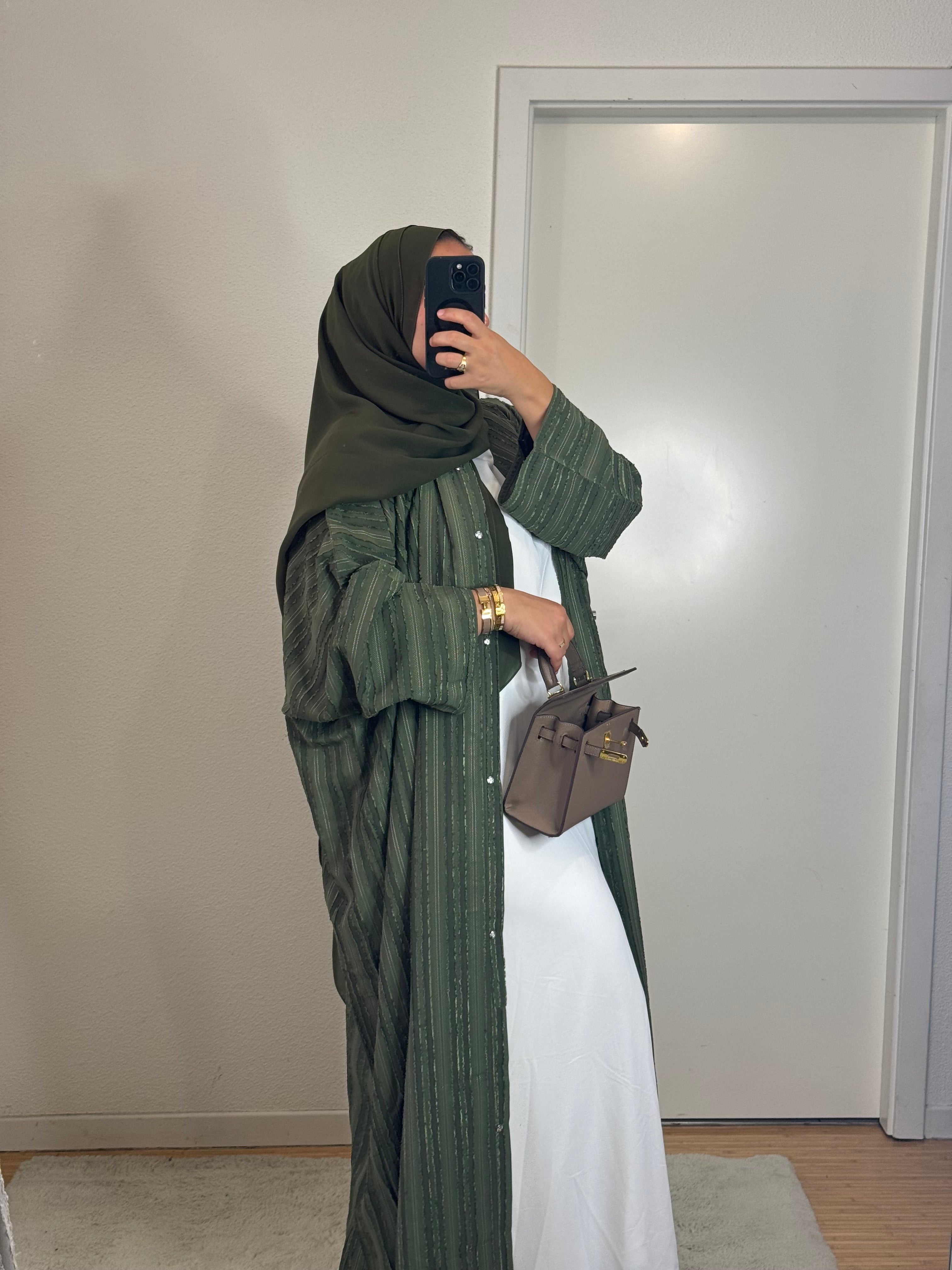 Abaya Areej Vert