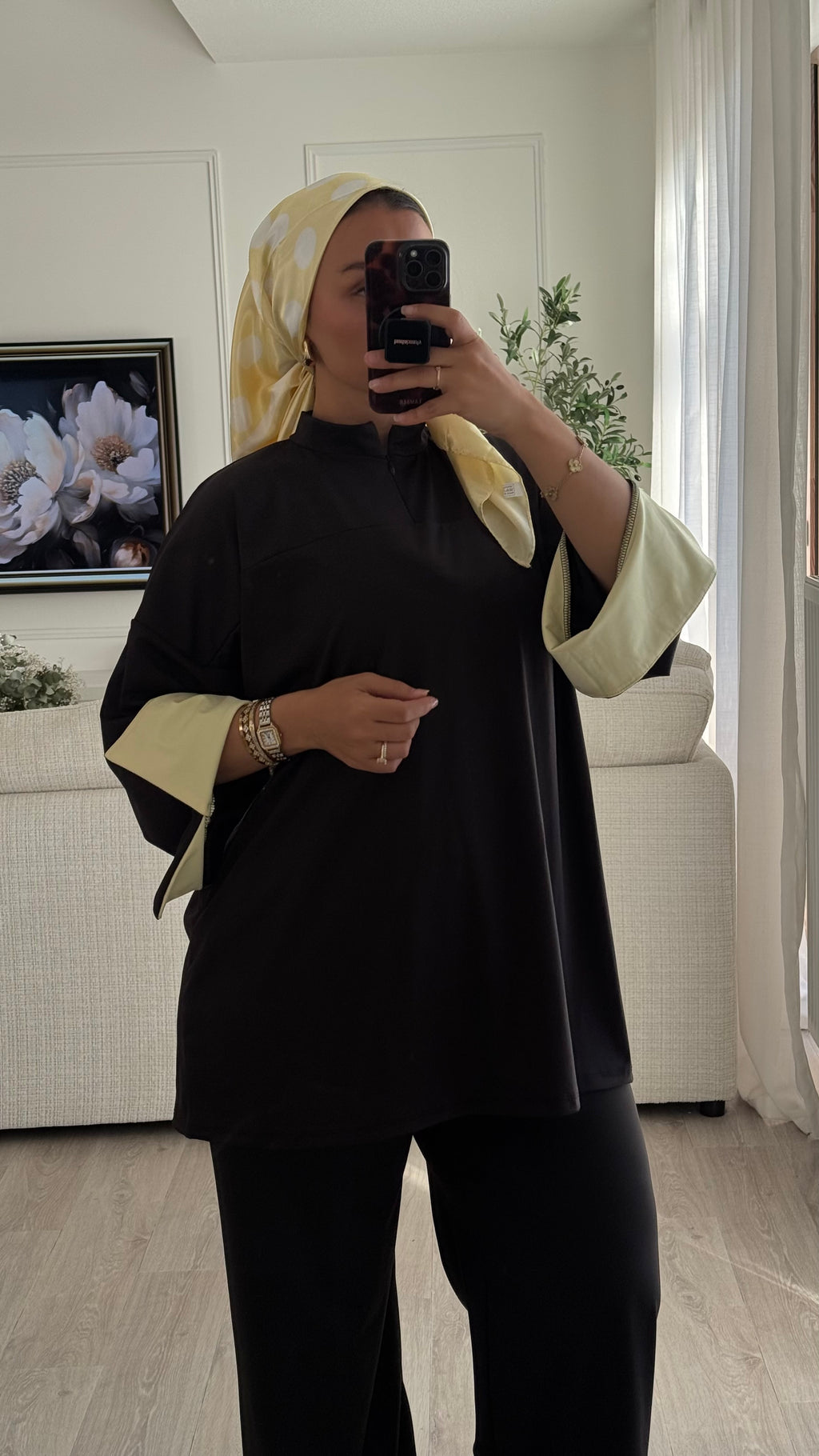 Burkini Lycia | Noir - Jaune