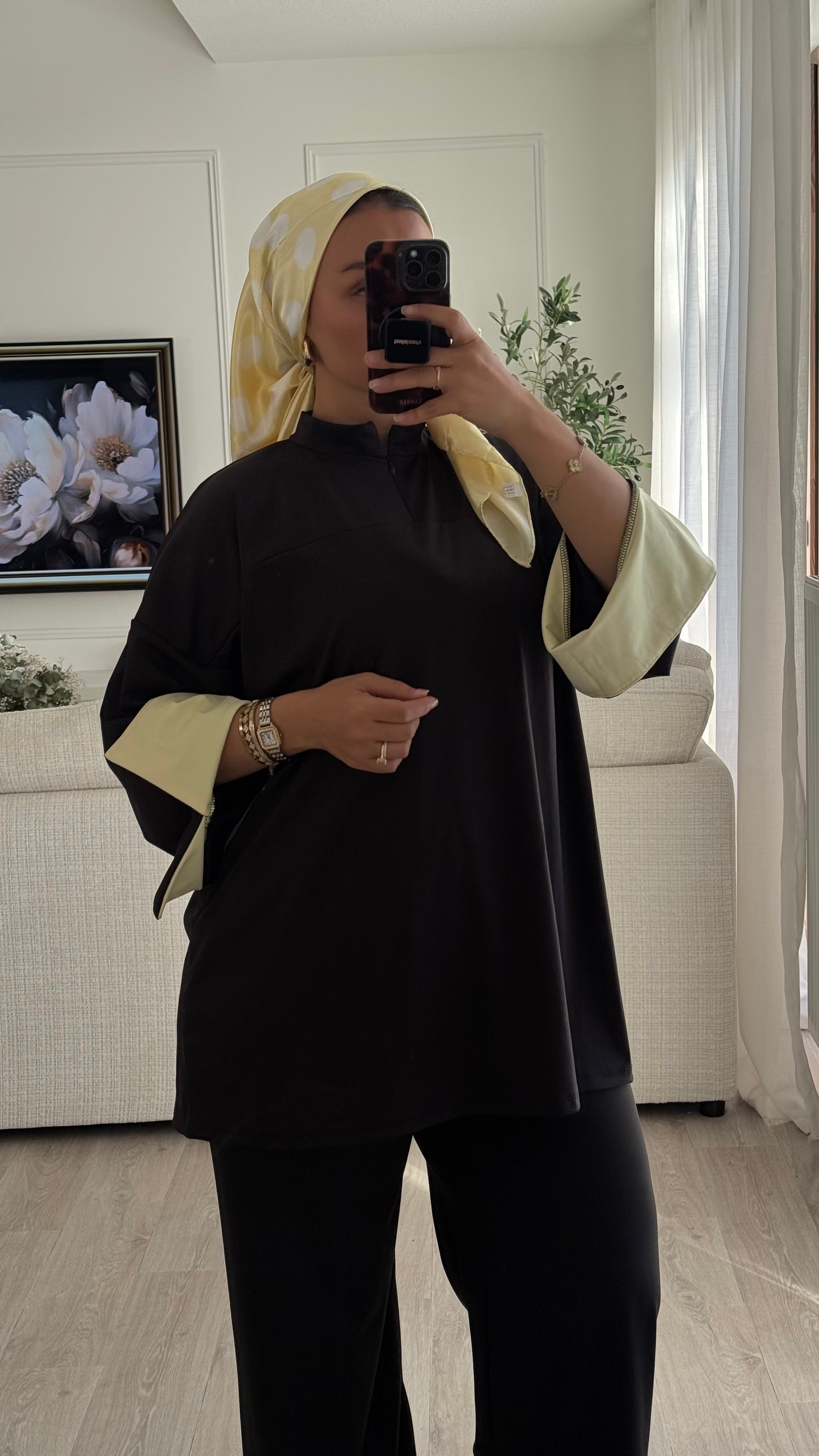 Burkini Lycia | Noir - Jaune