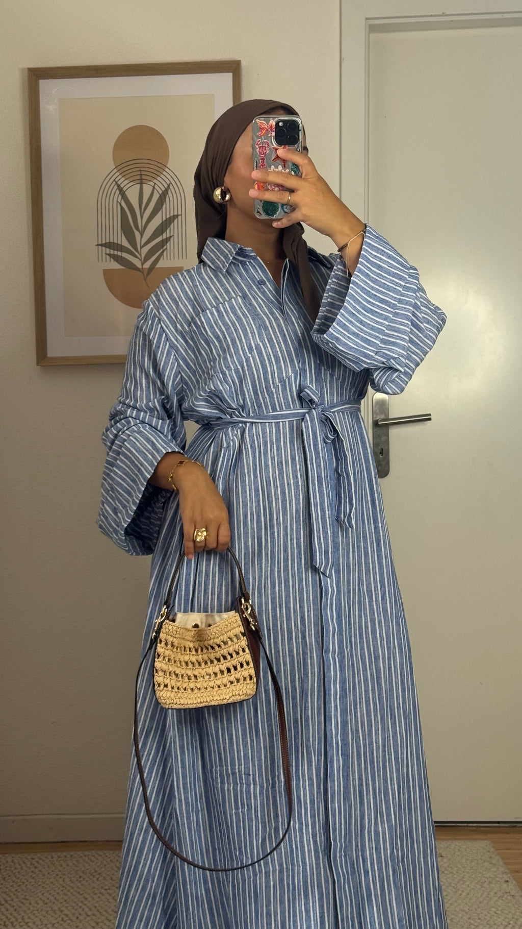 Robe Serena Rayé