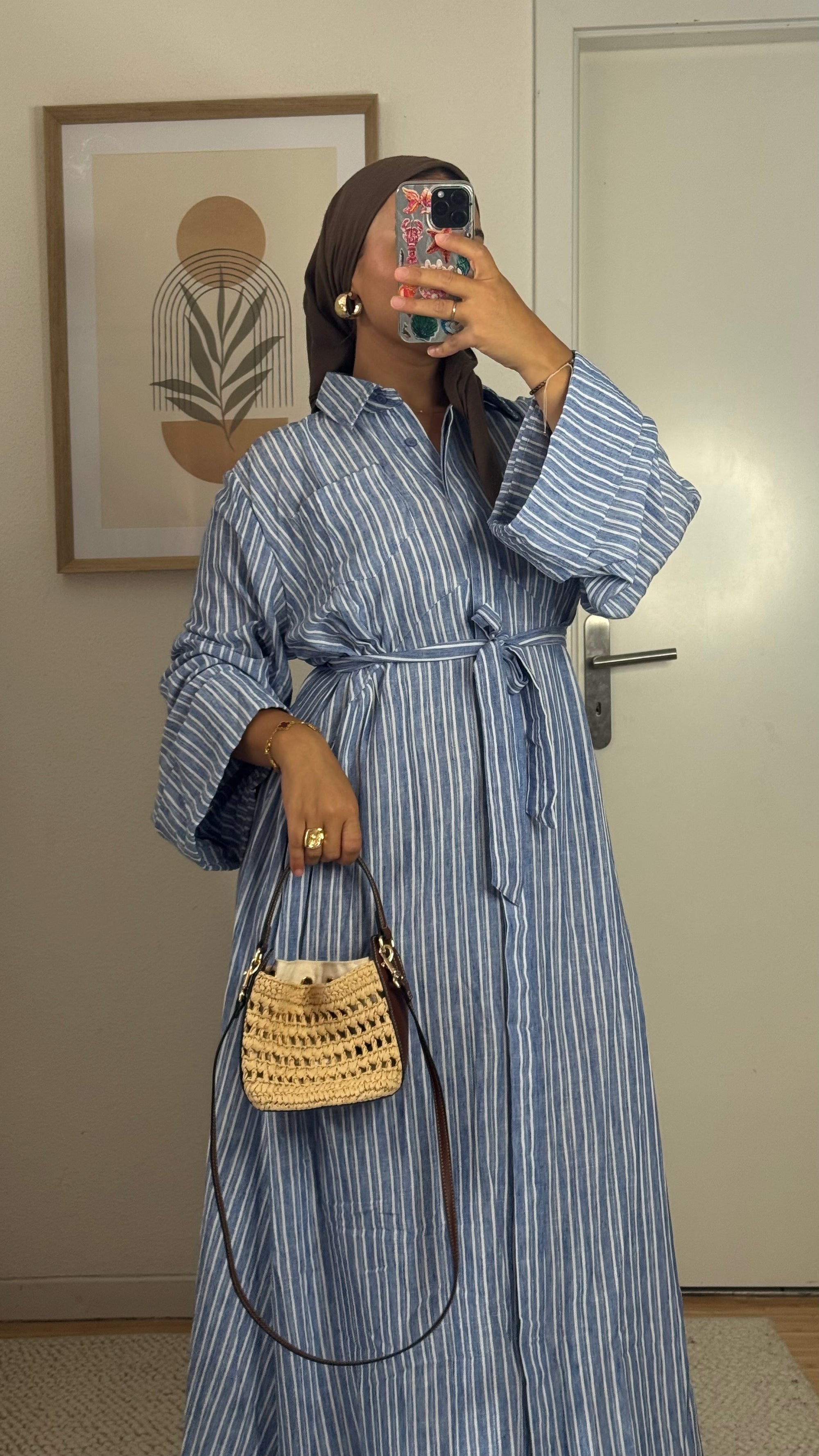Robe Serena Rayé