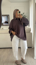 Polo Oversize | parme