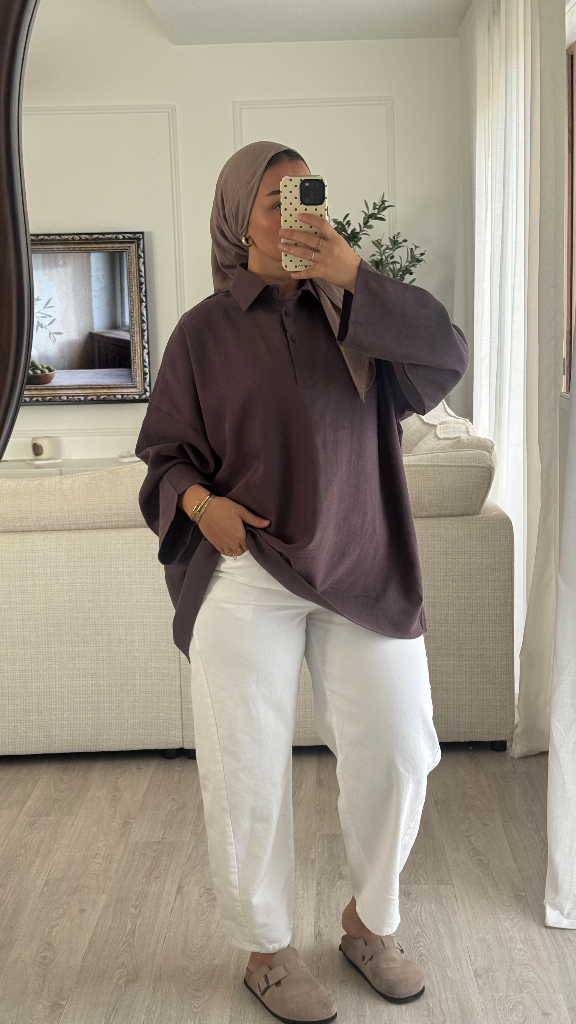 Polo Oversize | parme